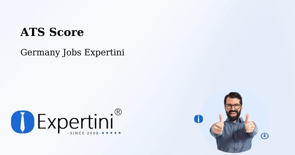 Resume ATS Score & Job Description Match Tool – Mindelheim - Germany Jobs Expertini
