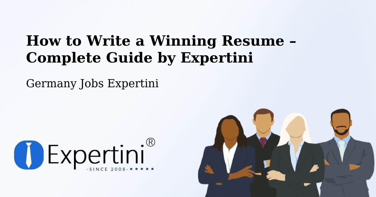 Resume Writing Guide for Job Seekers – Mindelheim - Mindelheim, Germany Jobs Expertini